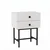Hanah Home noćni ormarić Komo, 48 cm, beli