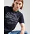 Superdry Majica temno modra/siva