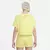 Nike CROP TEE PRNT, ženska majica, žuta DJ4125