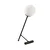Opviq Stona lampa E27 Max 40W, Crno-Bela