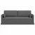 Vidaxl Kavč Temno siva 198 x 78 x 80 cm blago