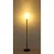 Globo 15977S - Podna lampa ROWENA 1xE27/60W/230V crna/bela