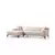 Atelier del Sofa Ugaona garnitura Petra L 145x69x87cm Bela
