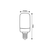 RABALUX 79030 Filament LED E14 2W sijalica