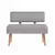 HANAH HOME Trpezarijski set Vina 0701 4 AtlanticGrey