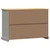 Komoda s ladicama VIGO 113x40x75 cm siva od masivne borovine