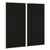 Bilten ploča Crna 80 x 80 x 1.4 cm Masivna borovina
