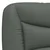 Vidaxl Postelja z vzmetnico Hvar temno siva 100x200 cm blago
