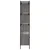 Regal za knjige s vratima boja hrasta 76,5x30x154,5 cm drveni