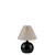 Opviq Stona lampa Oliver, Crno-bela