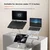 Jiasu Postolje za laptop, Postolje za računar, Desk Postolje za čitanje, Carbon Steel sklopivi za povećanje visine Postolje pogodno za MacBook, Lenovo Legion, Huawei, siva
