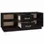 TV ormarić crni 100x34x40 cm od masivne borovine