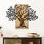 Arbre de Vie-1 NaturalBlack Decorative Wooden Wall Accessory