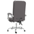 Uredski naslonjač od umjetne kože sivi