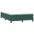 Vidaxl Box spring postelja brez vzmetnico temno zelena 160x220cm žamet