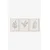 Wallity Slika 3Dartsoho39, 3 dela, 33 x 48 cm