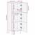 Visoka komoda crna 40 x 33 x 110 cm od konstruiranog drva