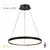 SOLEA 61 LUSTER 25W 3000/4000K CRNA