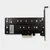 AXAGON PCEM2-D, PCIe x4 - M.2 NVMe M-key + SATA B-key adapter, vključno z LP