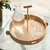 Servirni pladenj JH TRAY, 38 cm, rjava, les, Fritz Hansen