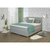 BOXSPRING KREVET 200/160/115 cm siva