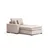 Atelier del Sofa Ugaona garnitura Lena 94x85x190cm Bež