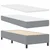 Vidaxl LED Box Spring Postelja Svetlo siva 80 x 200 cm blago