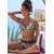 LASCANA Bikini zgornji del  kremna / rjava / črna