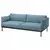 ÄPPLARYD Sofa trosed, Gunnared svetloplava