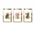 Wallity Slika Huhu394, 30x40 cm, 3 dela