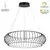 LED viseća lampa F2075-40V BK