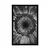 Plakat črnobela gerbera - 20x30 silver