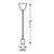 Osram - Napajajući kabl PENDULUM BELL 1xE27/15W/230V crna