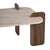 HANAH HOME Sto za dnevnu sobu Renard Travertine Venezia Walnut