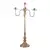 Autronic Svečnik Metal candlestick - 5 arms, for conical candles, gold (FUP558)