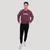 GymBeam Spike Sweatshirt Burgundy