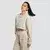 GymBeam Women‘s Aura Cropped Sweatshirt Grey