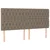 vidaXL Box spring postelja z vzmetnico taupe 200x200 cm blago, (20761060)