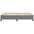 Vidaxl Posteljni okvir brez vzmetnice temno siv 200x200 cm blago