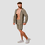 GymBeam Pulse Running Jacket Vetiver