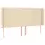Vidaxl Box spring postelja z vzmetnico krem 160x200 cm blago