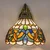 Brilagi - Tiffany vitražna zidna lampa LUISA 1xE27/40W/230V