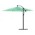 Vrtni suncobran s drvenim stupom zeleni 269x269x235 cm