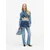 KARL LAGERFELD JEANS Bluza modra / bela