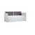 HANAH HOME Krevet Alacati White Anthracite