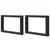 Zidna polica za umivaonik od čelika i masivne bukovine