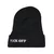 Fuck Off Beanie Black/White