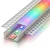 SET 1x LED RGBW traka DIGITAL LED/16,5W/230V 5 m + 5x ugradni profil 1 m + daljinski upravljač