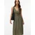 VERO MODA Obleka VMKASSIDY  oliva
