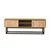 Hanah home TV Komoda Belinda 180 Crno-Hrast